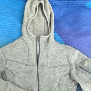 Light Green Arc'teryx Covert Fleece hoodie
